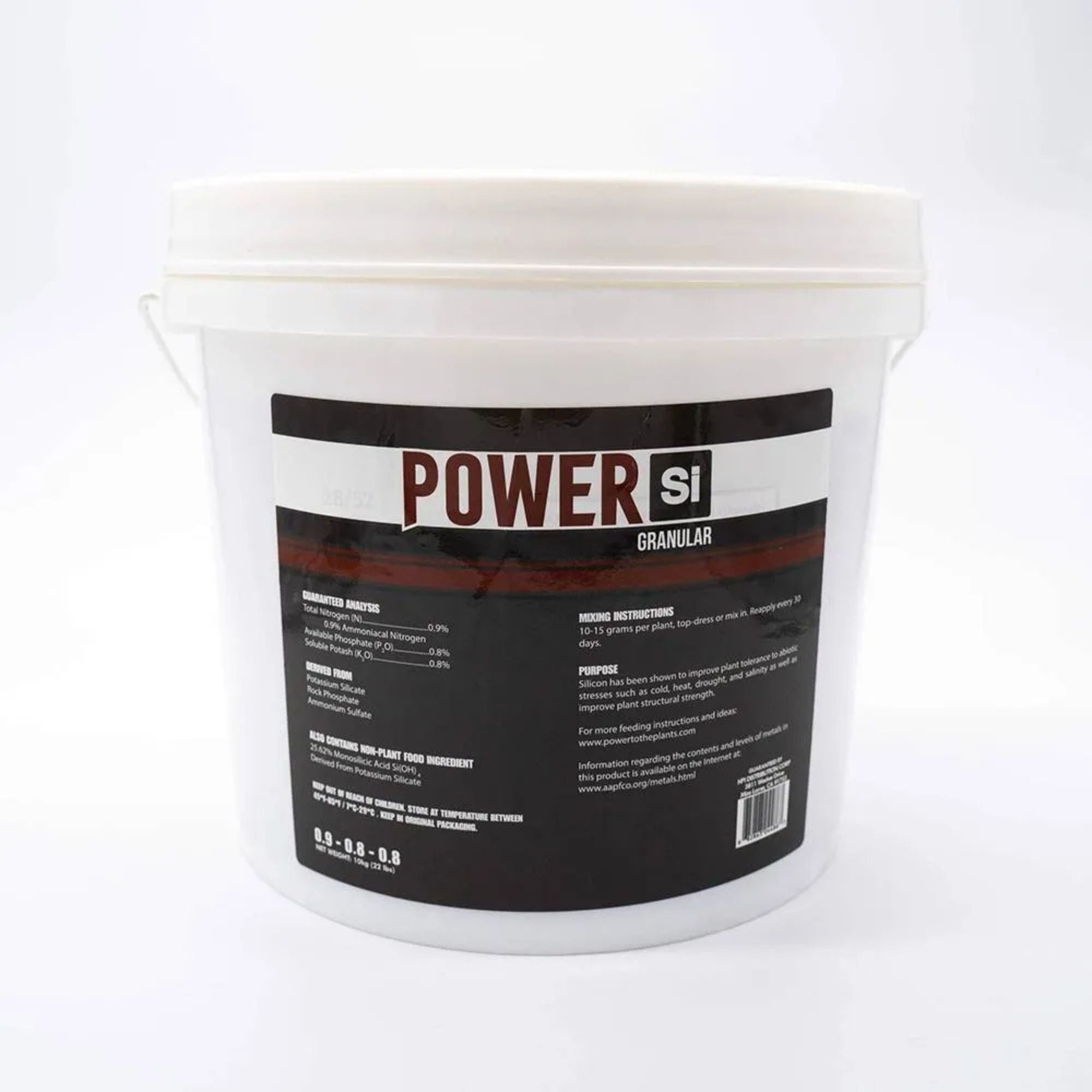 Power Si Granular Dry Plant Fertilizer with Extended-Release Silica 0.9-0.8-0.8