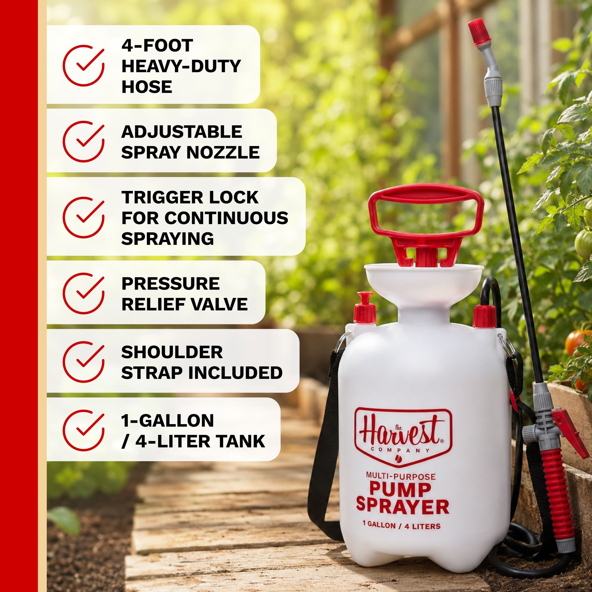 The Harvest Company Multi-Purpose Lawn and Garden Pump Sprayer