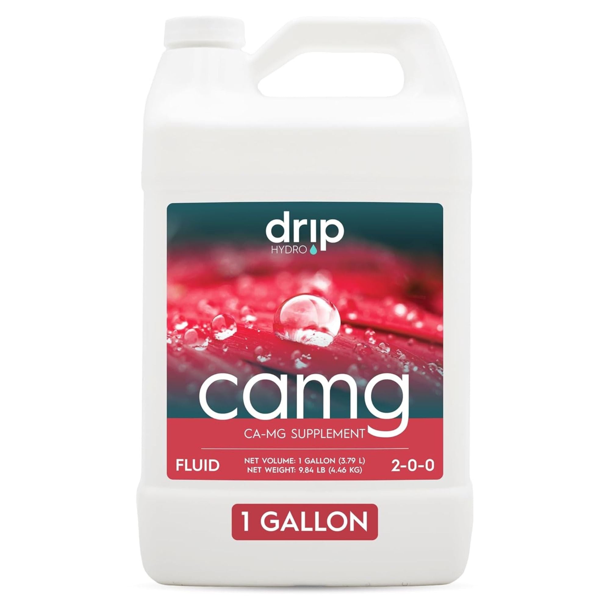 Drip Hydro CaMg Calcium & Magnesium Supplement Liquid Plant Fertilizer Fruiting & Flowering Plants 2-0-0