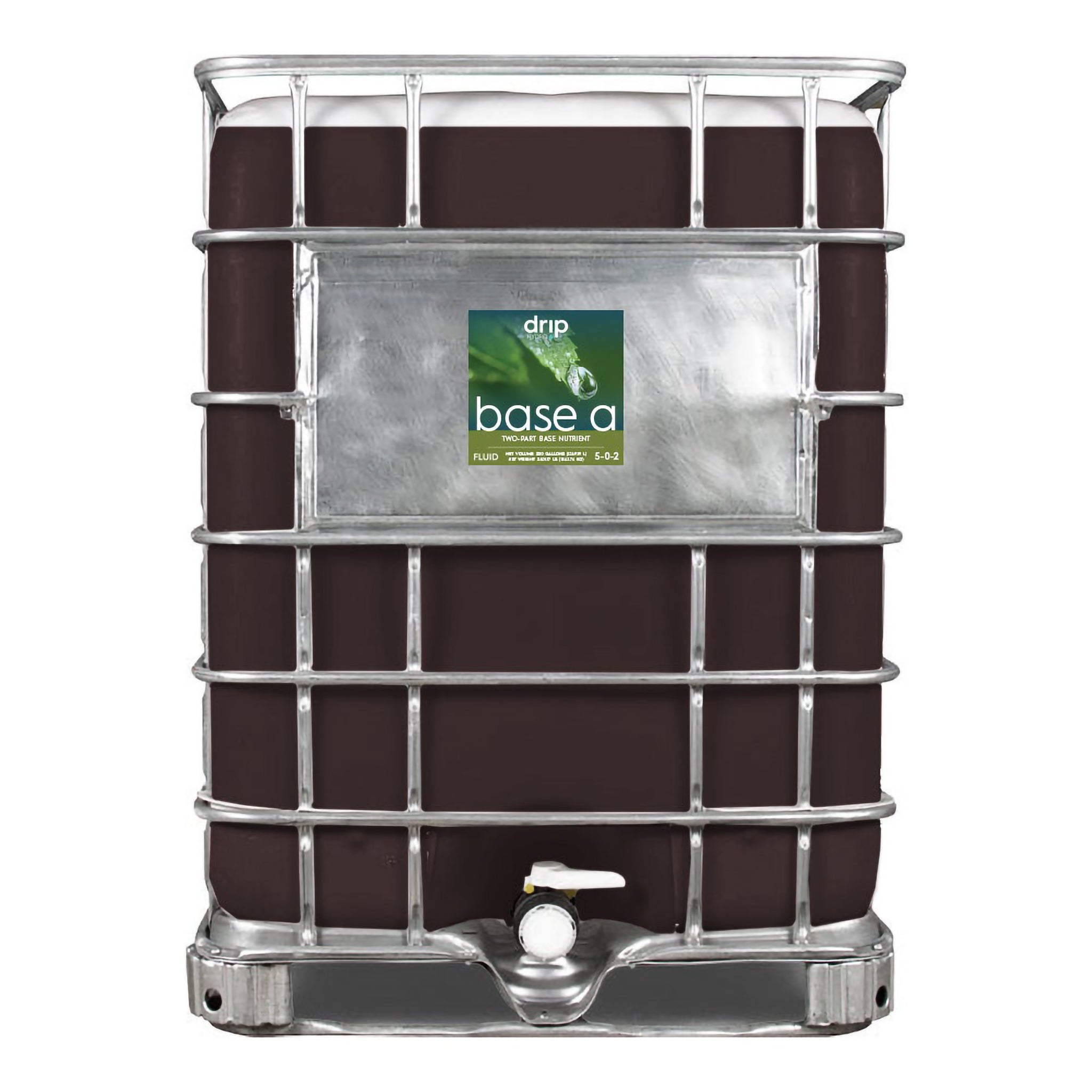 Drip Hydro Base A Two-Part Nutrient Solution Liquid Plant Fertilizer Fruiting & Flowering Plants 4-0-2