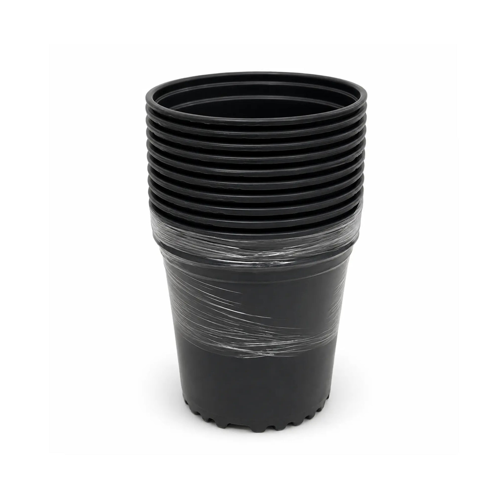 The Harvest Company 1 gal. 7.875 in. L x 6.25 in. W x 6.75 in. H Black Indoor/Outdoor Plastic Nursery Pot
