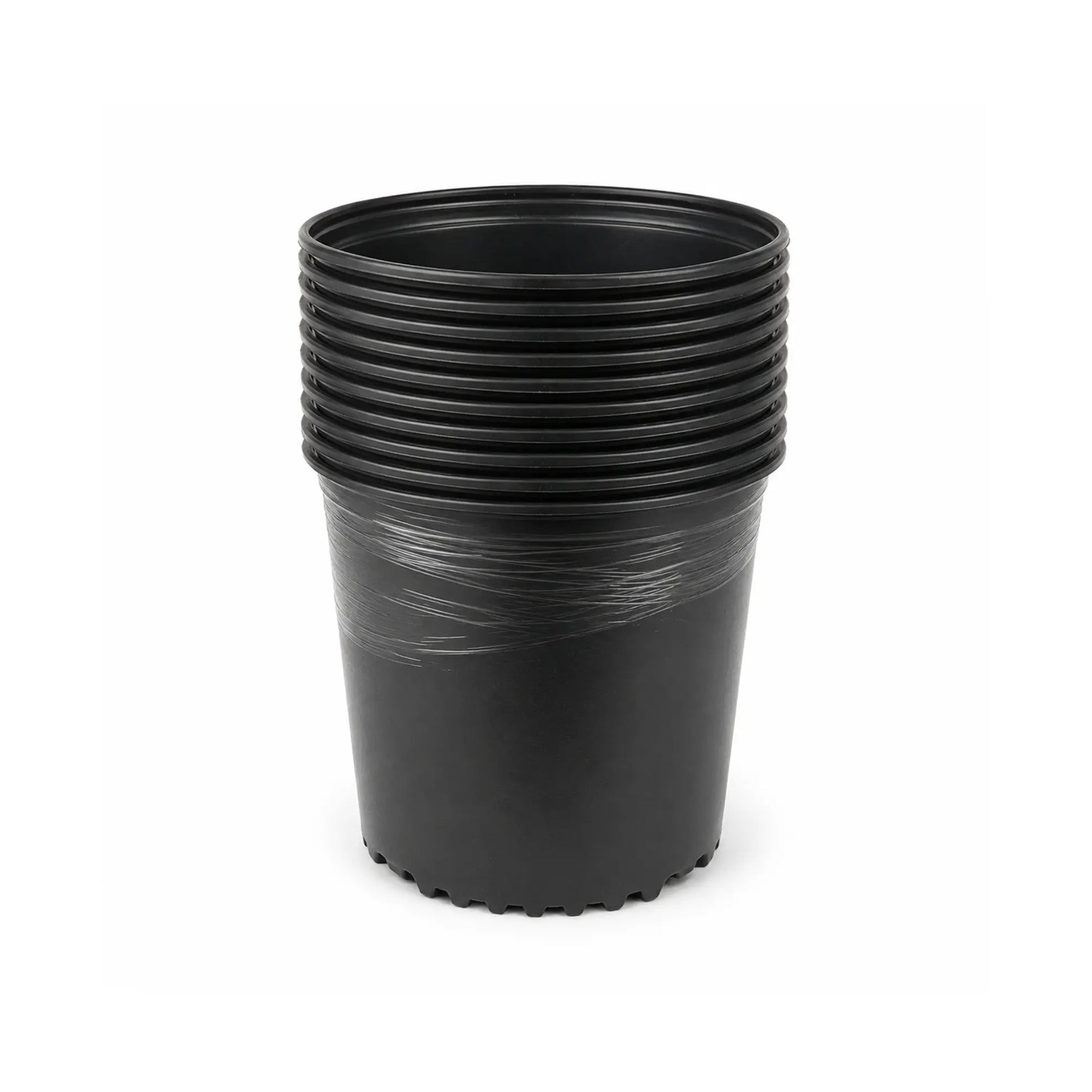 The Harvest Company 2 gal. 9.5 in. L x 7.5 in. W x 8.125 in. H Black Indoor/Outdoor Plastic Nursery Pot