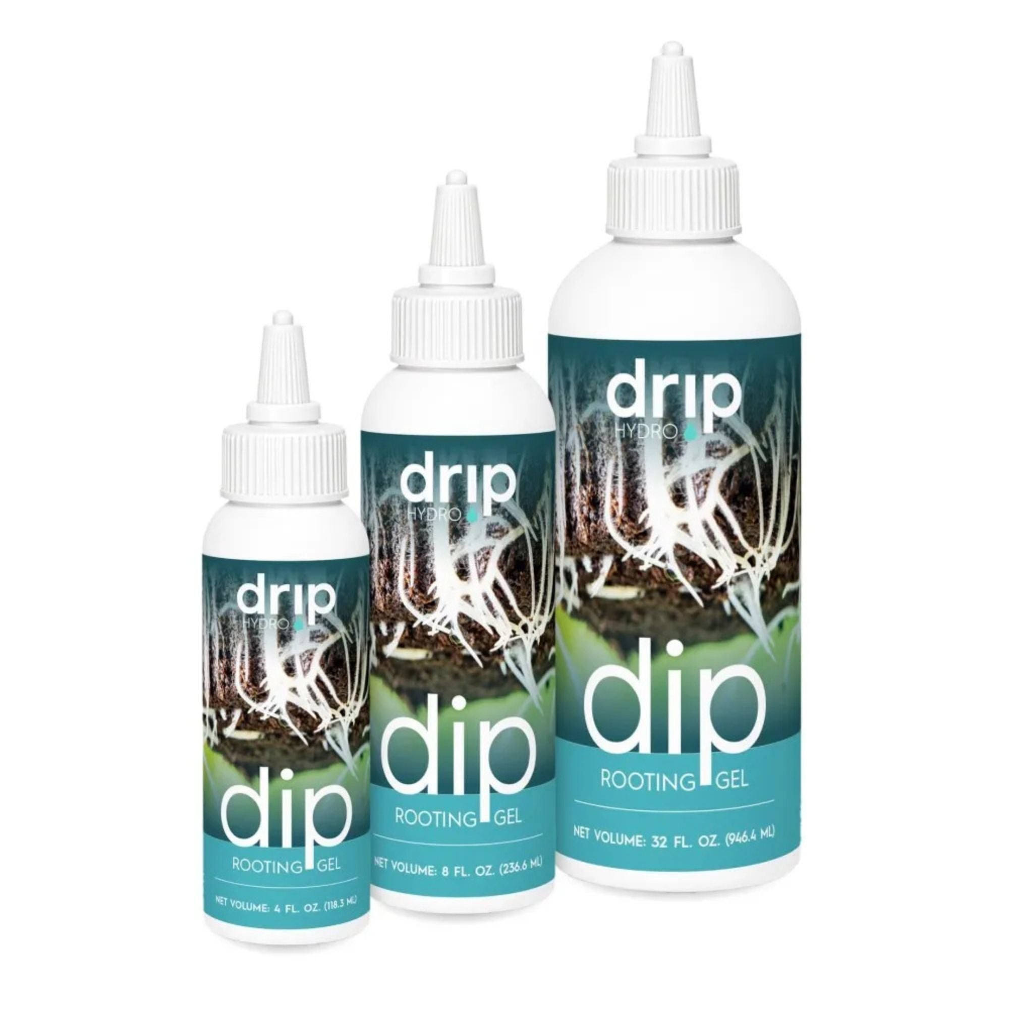 Drip Hydro Dip Cloning Gel Rooting Hormone for Plant Cuttings, Thick Gel Formula for Propagation