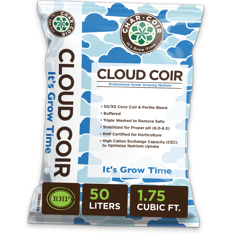 Package of Cloud Coir with branding and product details on a white background
