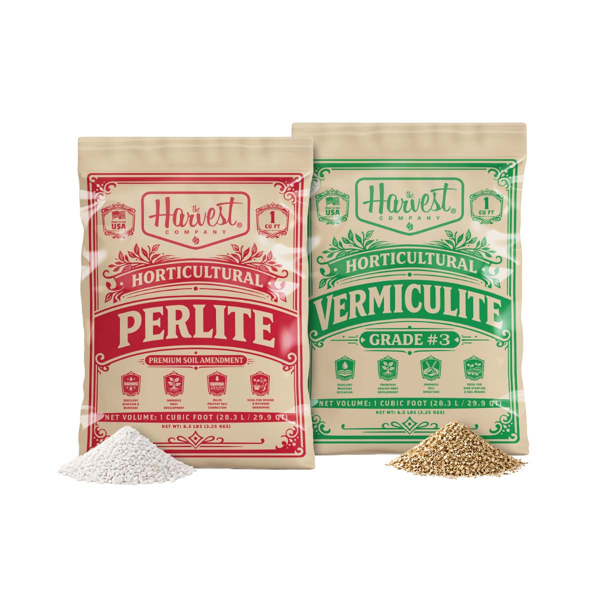 perlite or vermiculite for potting mix The Harvest Company 1 cu. ft. Perlite and Vermiculite Blend Natural Soil  Amendment (VERPER1)