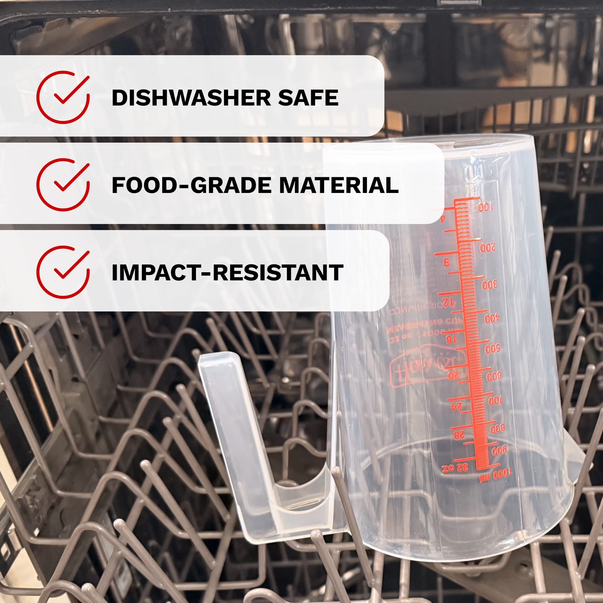 The Harvest Company Calibrated Food-Grade Measuring Cup
