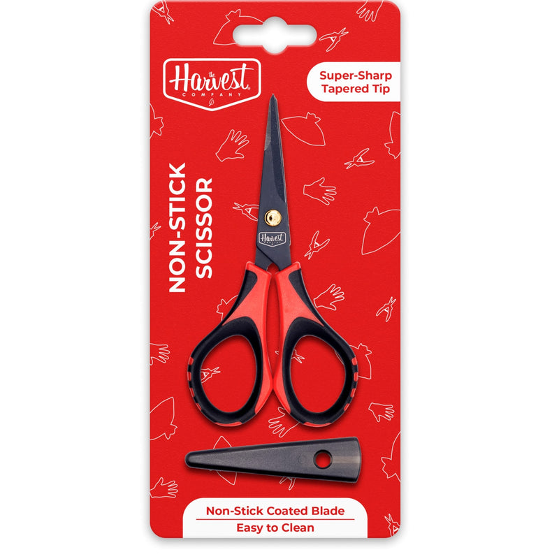 The Harvest Company 5 in. x 0.47 in. Non-Stick Multi-Purpose Scissor with Comfortable Grips