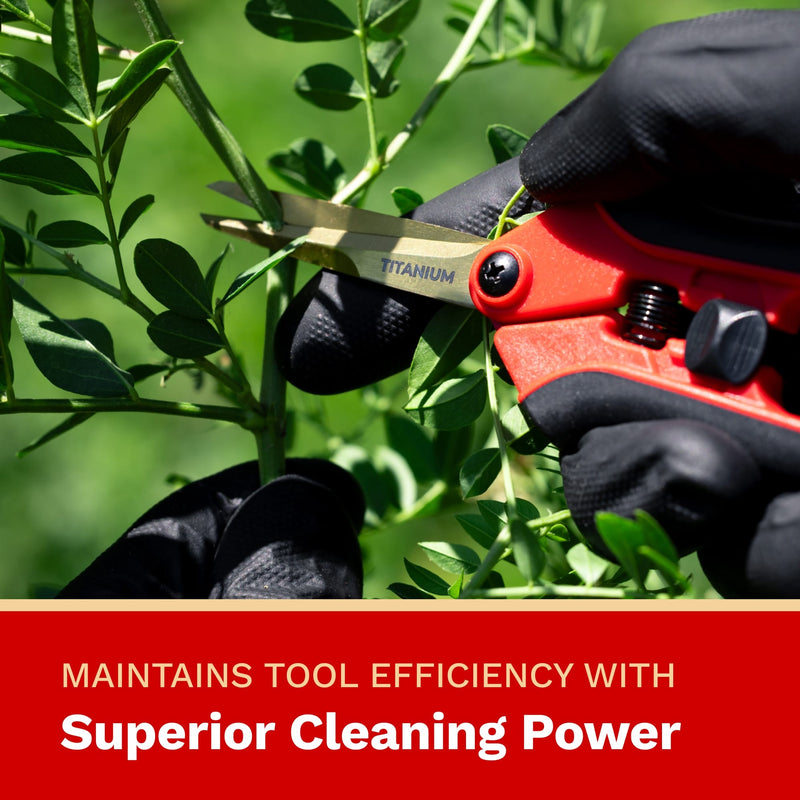 The Harvest Company Professional Scissor Cleaner with EZ-Soak Foam, Removes Sticky Plant Residue for Efficient Workflow