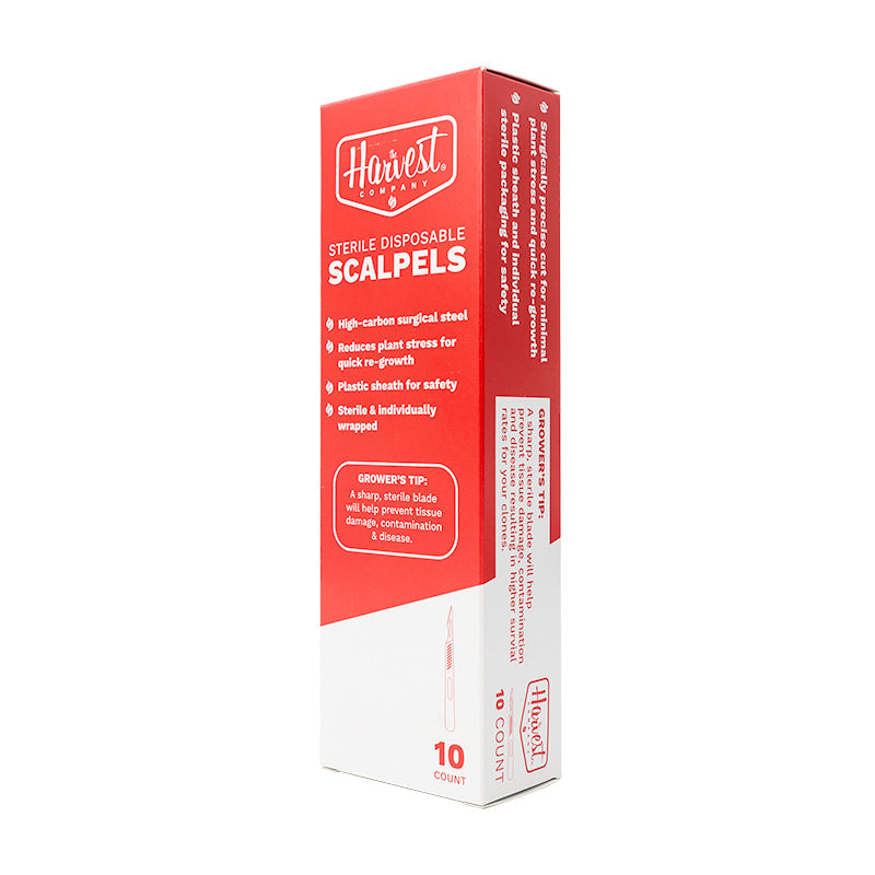 The Harvest Company Sterile Disposable Scalpel-Blade Size No. 11-For Garden and Crafting Use, 10-Count