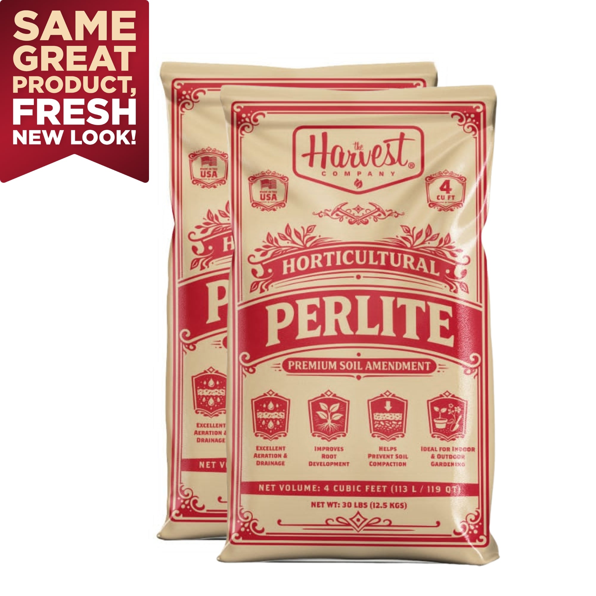 The Harvest Company 4 cu. ft. (113L) Perlite Coarse and Chunky Grade White Soil Amendment