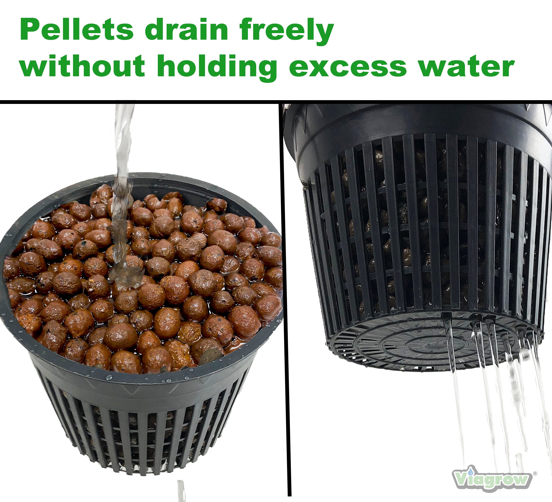 The Harvest Company 10L Expanded Clay Pebbles Round Grow Rocks Hydroponic Growing Medium (Packs)