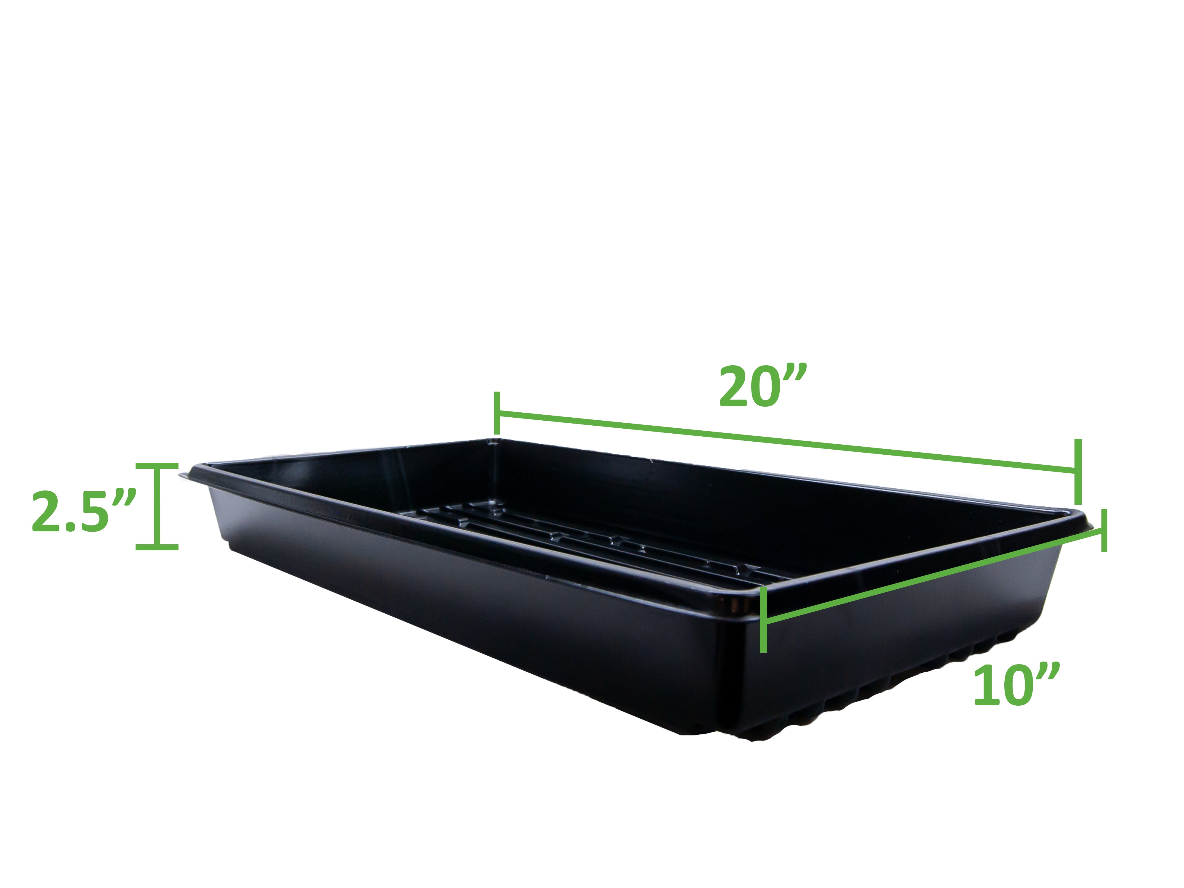 Viagrow 10 in. x 20 in. Propagation Starter Seedling Trays with Holes