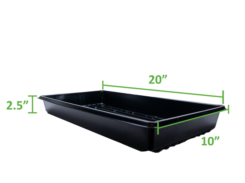 Viagrow 10 in. x 20 in. Propagation Starter Seedling Trays with Holes