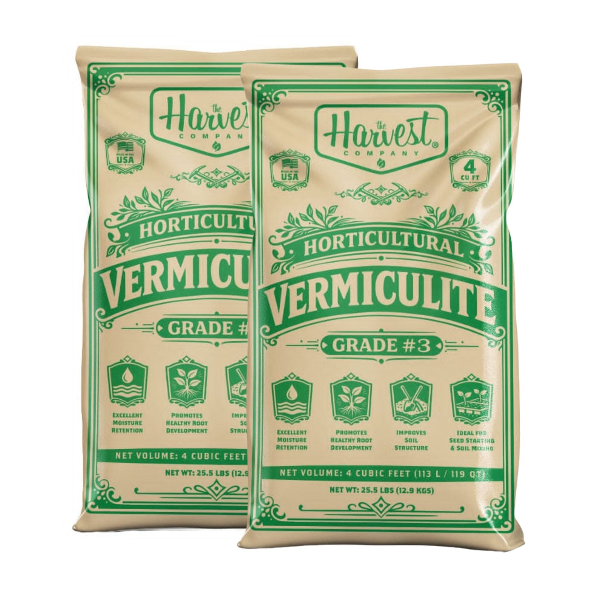 The Harvest Company 4 cu. ft. (113L) Horticultural Vermiculite Natural Soil Amendment (Packs)