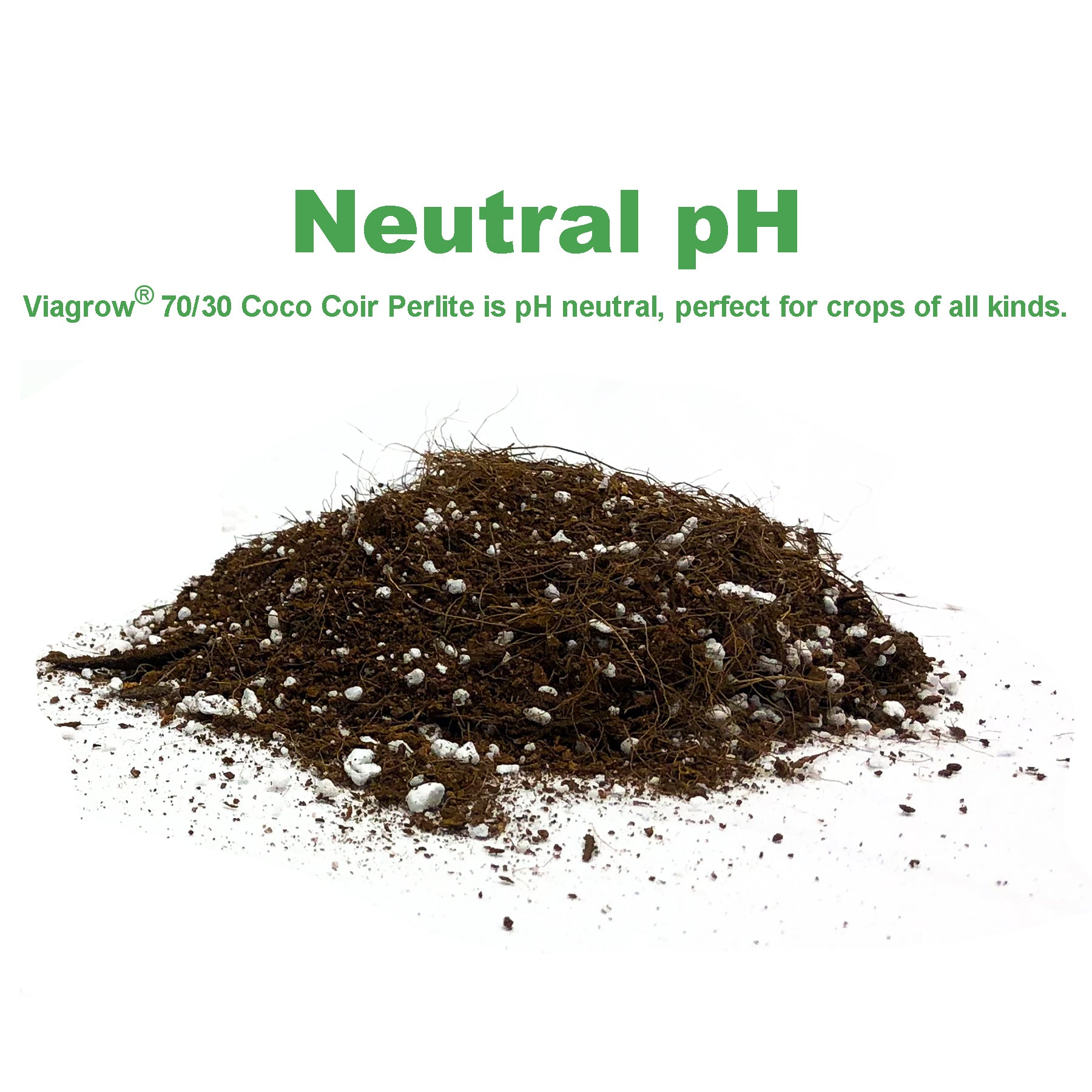 The Harvest Company 1.7 cu. ft. (50L) Coco Coir Plus Perlite Premium Grow Media (70% Coir and 30% Perlite) 72-Pallet