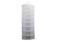 The Harvest Company 2FT. x 5FT. Dry Net Hanging Herb Drying Rack, 8 Layer, White (VDRY100)