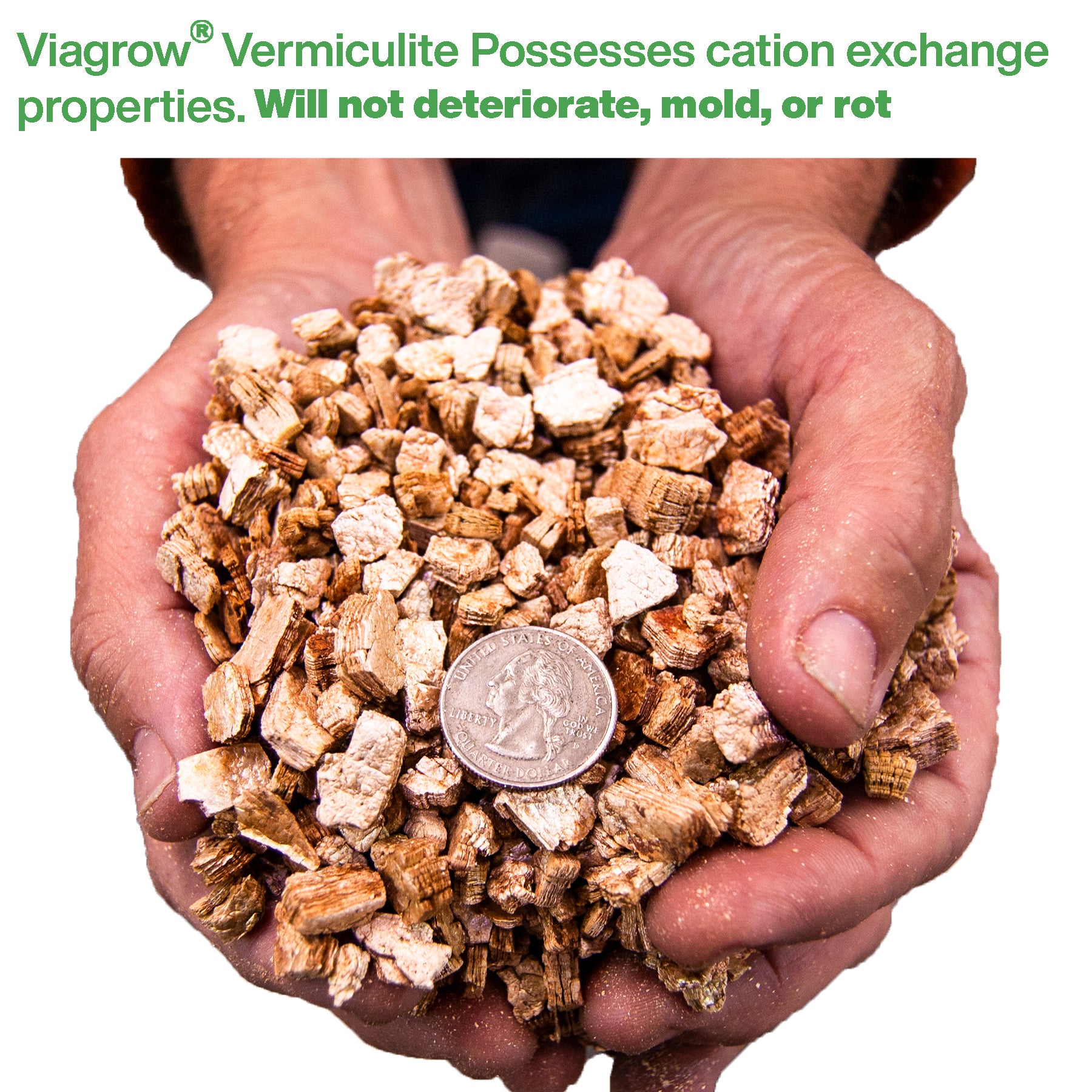 Viagrow Coarse and Chunky Grade Vermiculite Natural Soil Amendment