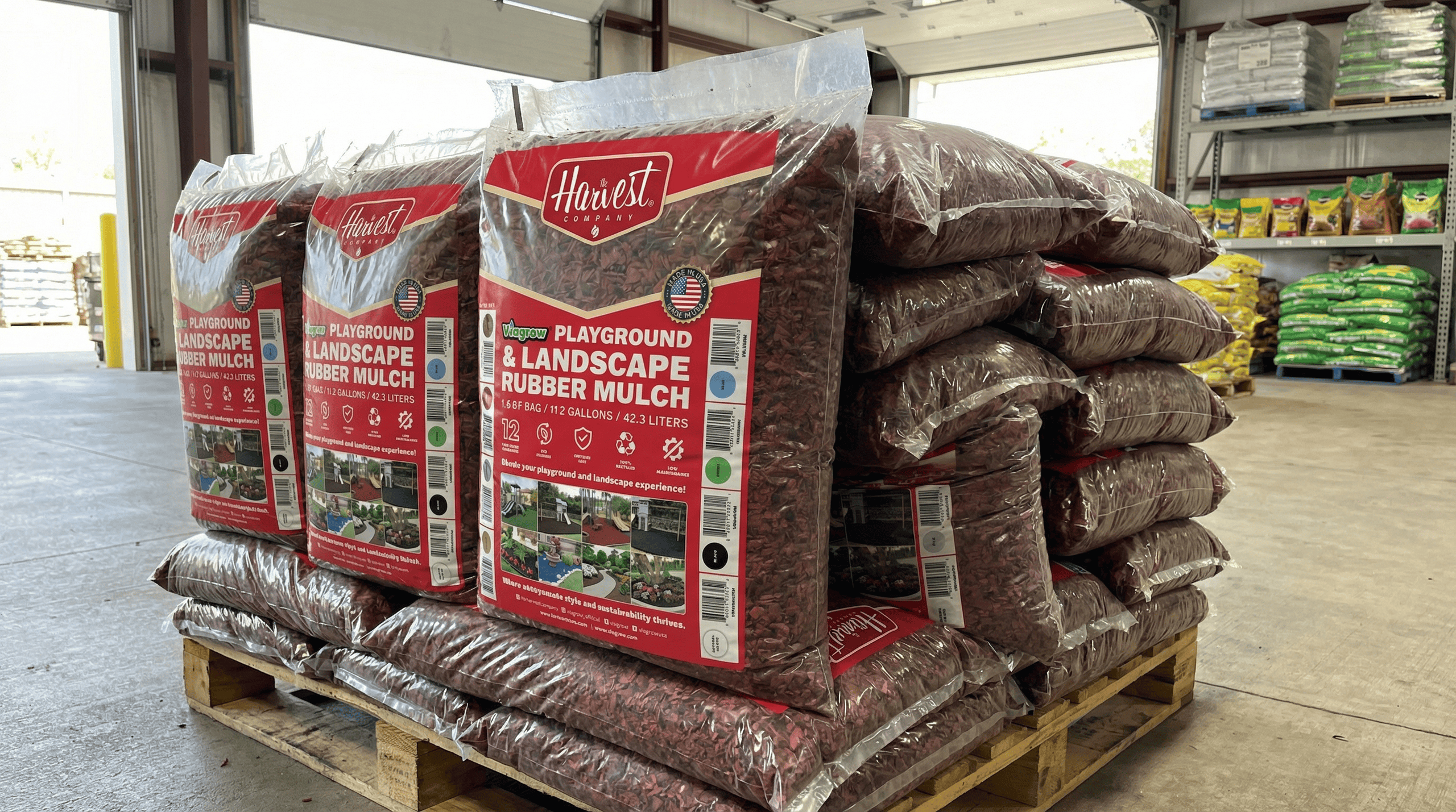 Rubber Mulch Pallets