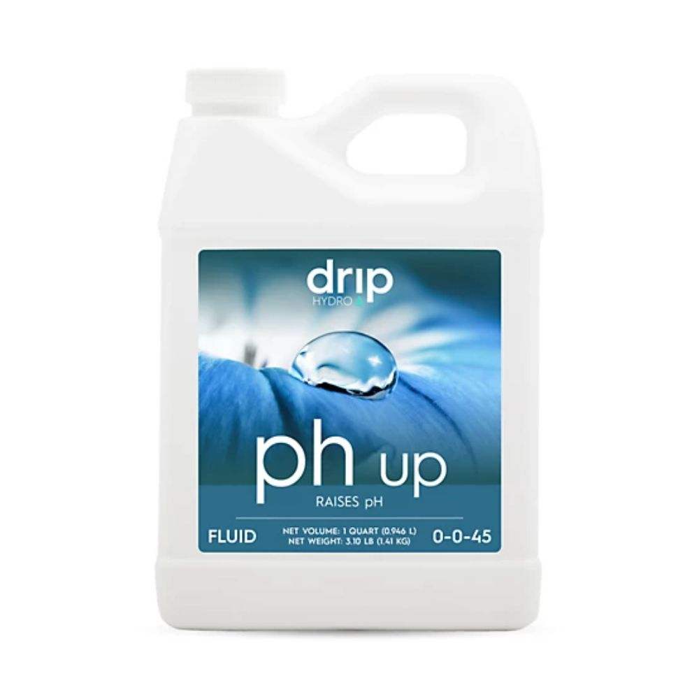 Drip Hydro pH Up pH Buffer Hydroponic Nutrient Solution, 0-0-45