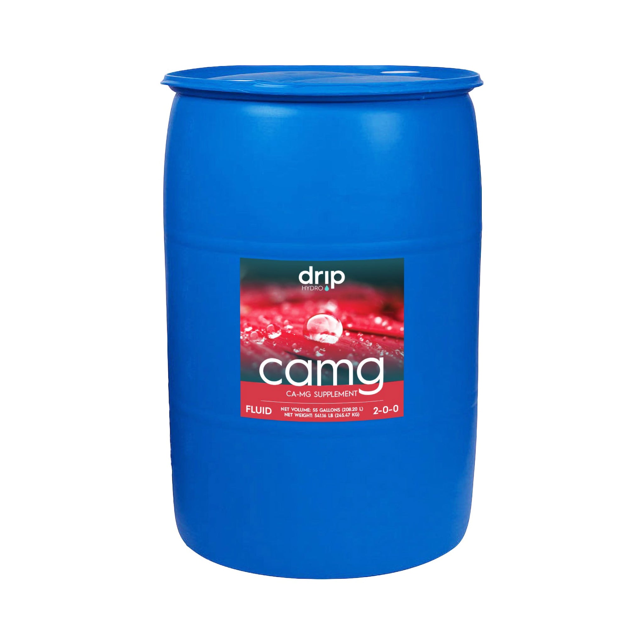 Drip Hydro CaMg Calcium & Magnesium Supplement Liquid Plant Fertilizer Fruiting & Flowering Plants 2-0-0