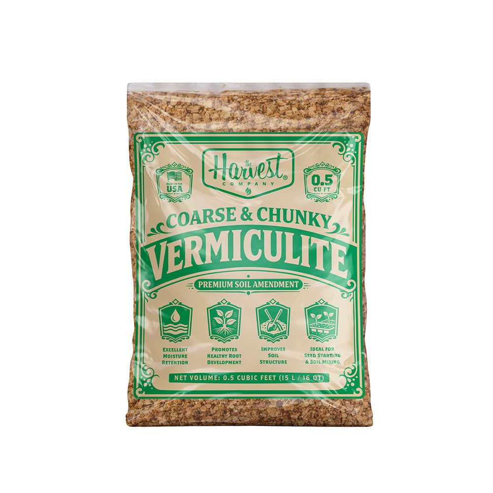 The Harvest Company 16 qt. (0.5 cu. ft.) Coarse and Chunky Grade Vermiculite Soil Amendment (Packs)