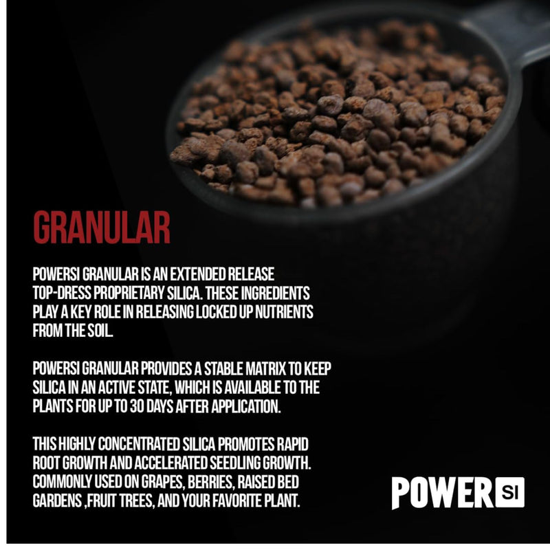 Power Si Granular Dry Plant Fertilizer with Extended-Release Silica 0.9-0.8-0.8