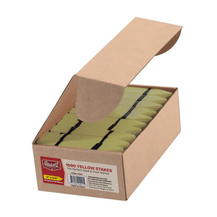 The Harvest Company Stake Labels 4" x 5/8" - (1000/box)