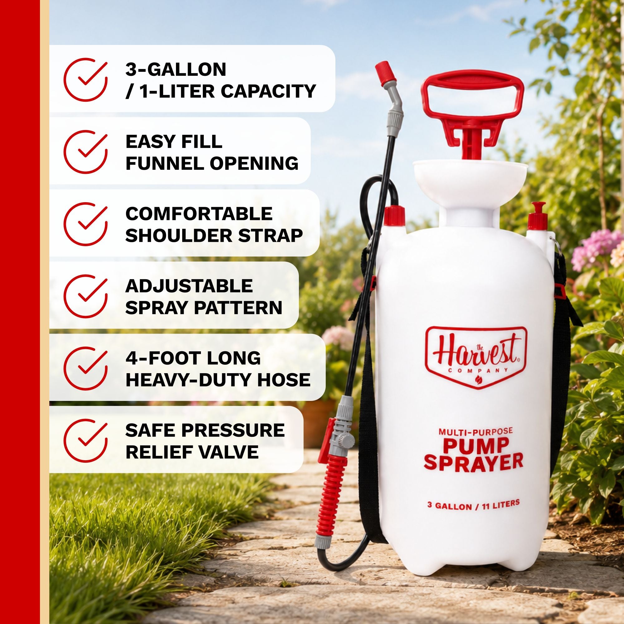 The Harvest Company Multi-Purpose Lawn and Garden Pump Sprayer