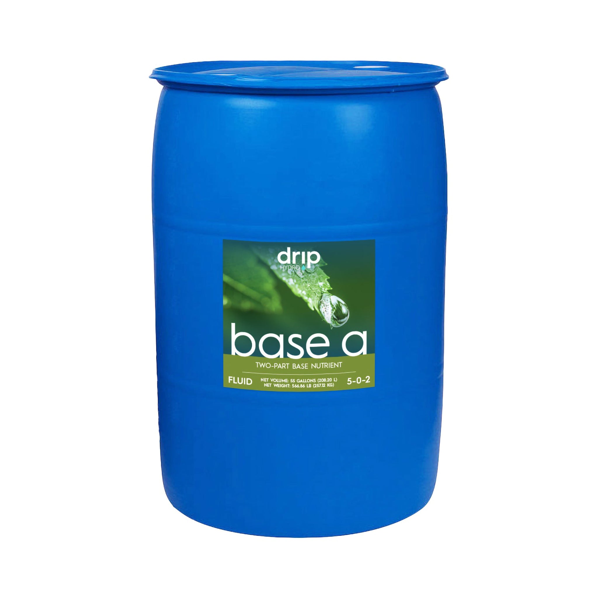 Drip Hydro Base A Two-Part Nutrient Solution Liquid Plant Fertilizer Fruiting & Flowering Plants 4-0-2