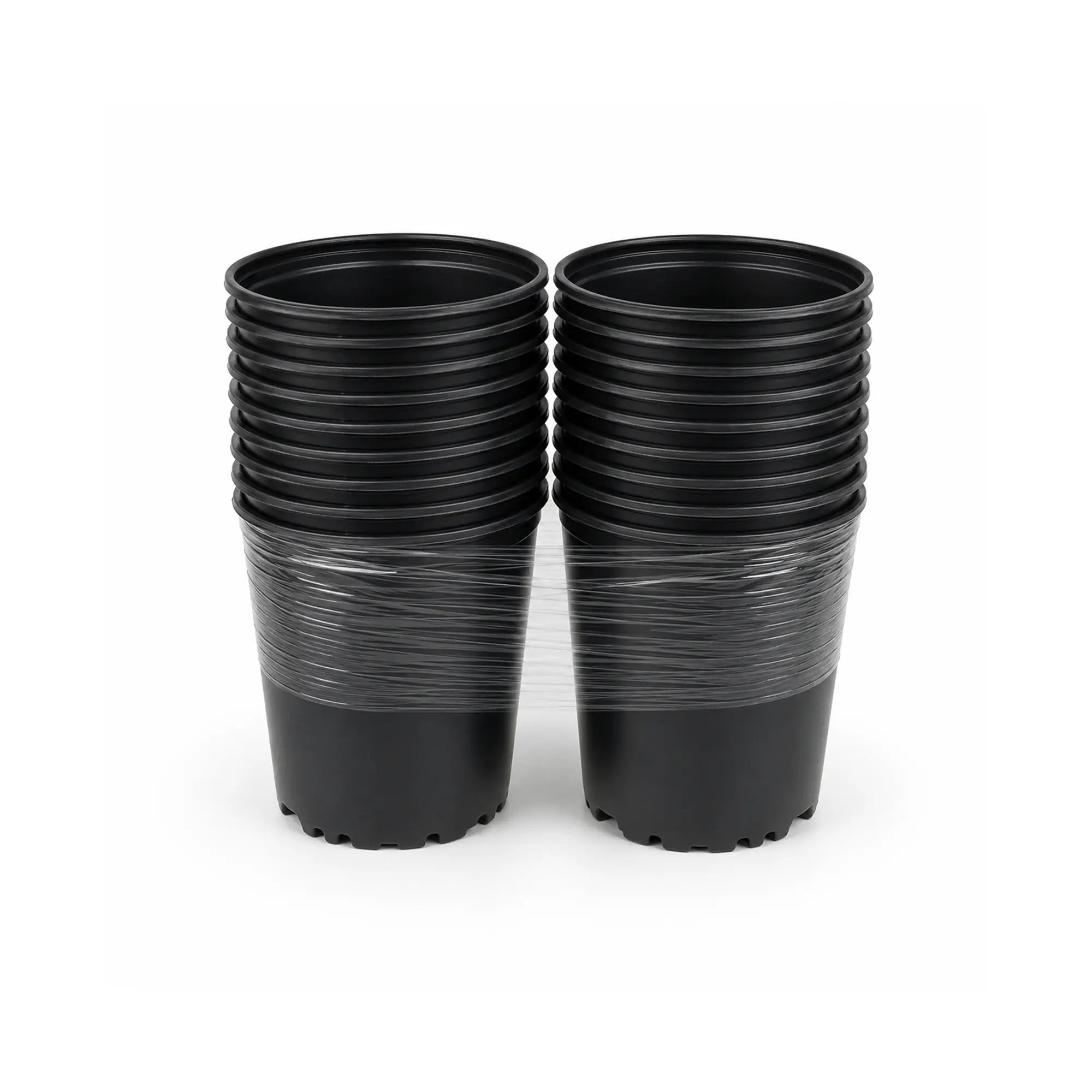 The Harvest Company 1/2 gal. 6.5 in. L x 5.25 in. W x 6.5 in. H Black Indoor/Outdoor Plastic Nursery Pot