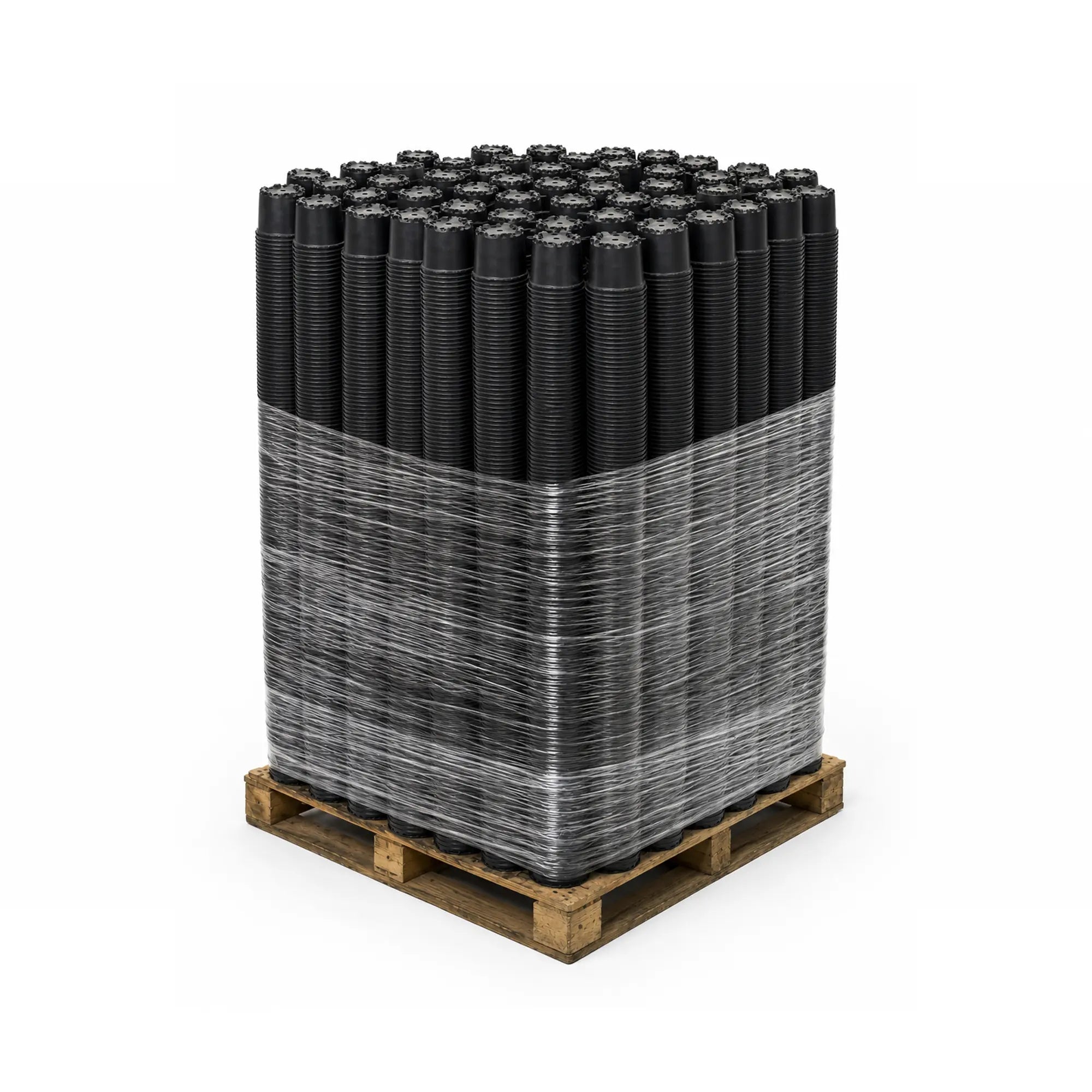 The Harvest Company 1/2 gal. 6.5 in. L x 5.25 in. W x 6.5 in. H Black Indoor/Outdoor Plastic Nursery Pot
