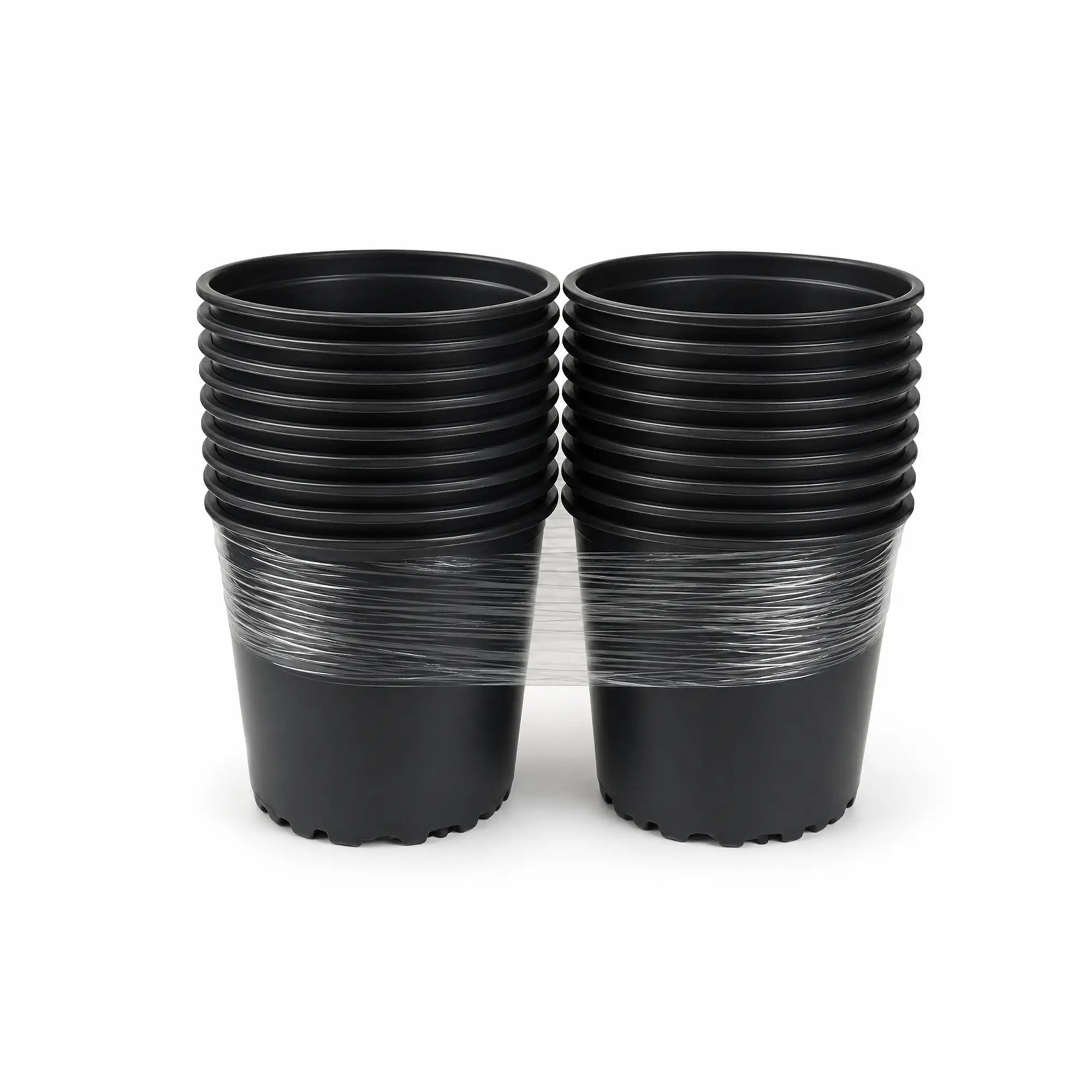 The Harvest Company 1 gal. 7.875 in. L x 6.25 in. W x 6.75 in. H Black Indoor/Outdoor Plastic Nursery Pot