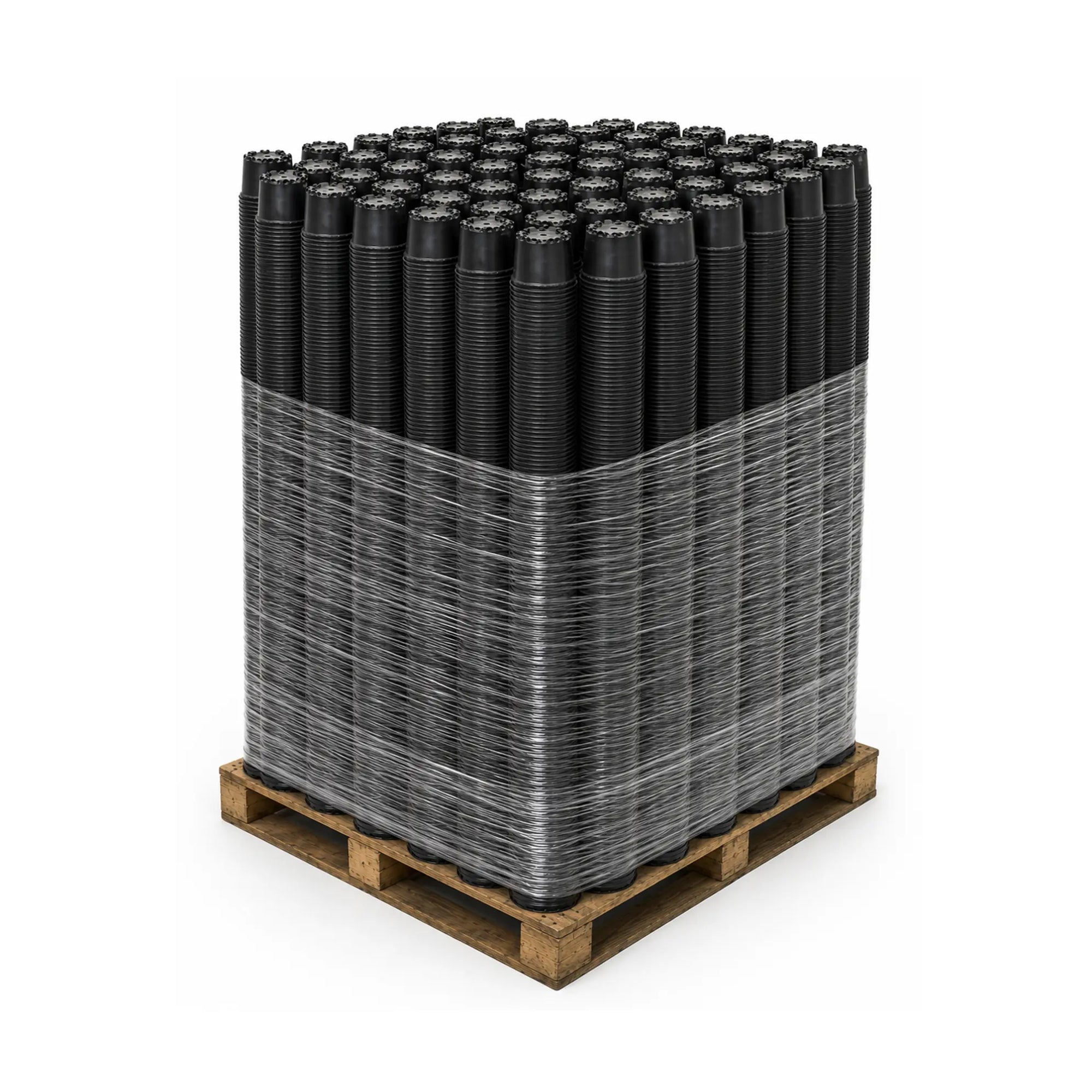 The Harvest Company 1 gal. 7.875 in. L x 6.25 in. W x 6.75 in. H Black Indoor/Outdoor Plastic Nursery Pot