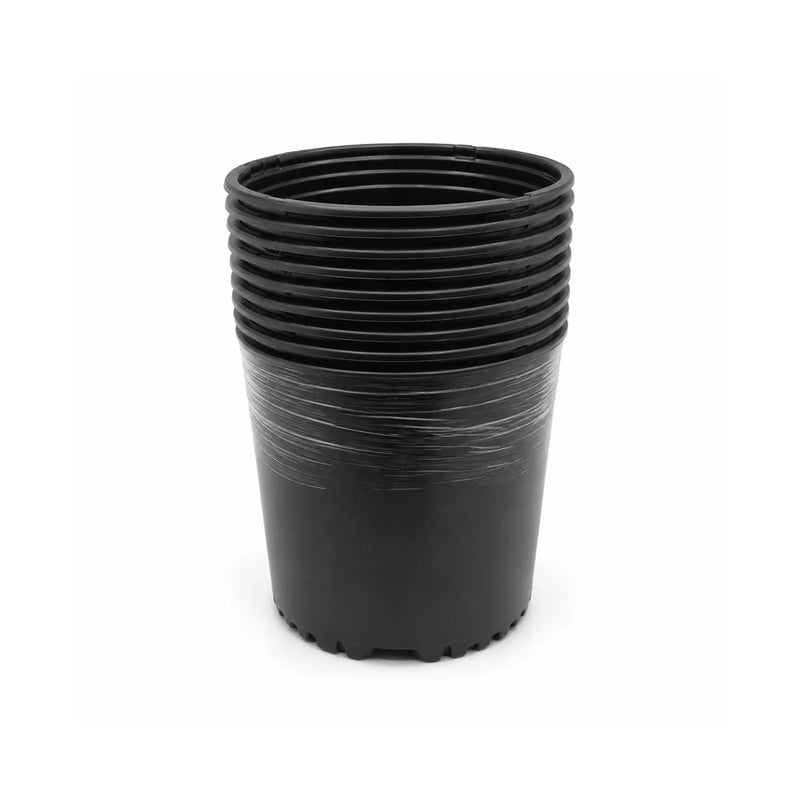 The Harvest Company 3 gal. 11.5 in. L x 9.13 in. W x 9.63 in. H Black Indoor/Outdoor Plastic Nursery Pot