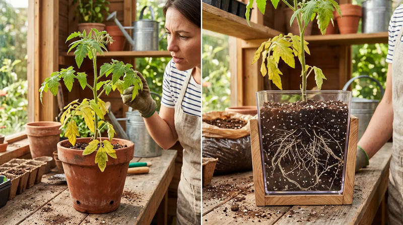 Above-ground symptoms, below-ground causes.