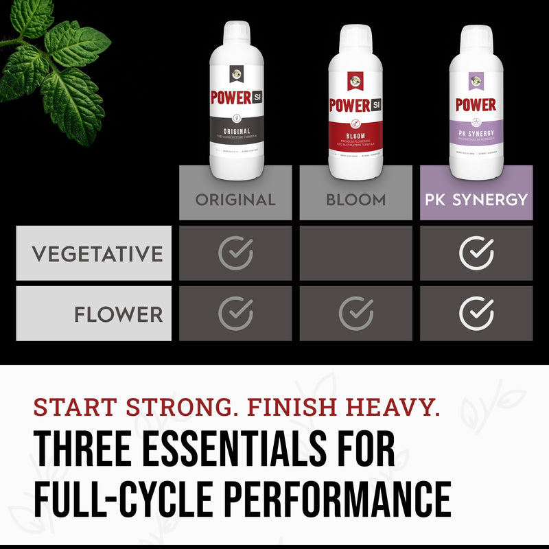 Power Si PK Synergy Liquid Plant Fertilizer Bloom Phase Microbial Inoculant