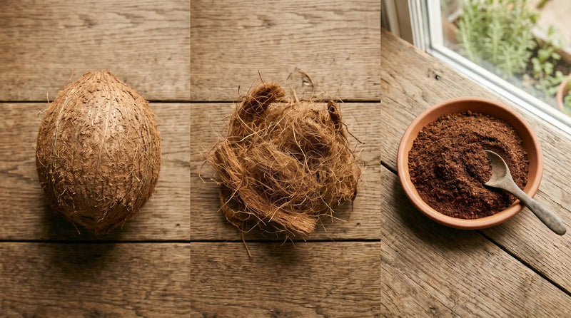 From coconut husk to growing medium.