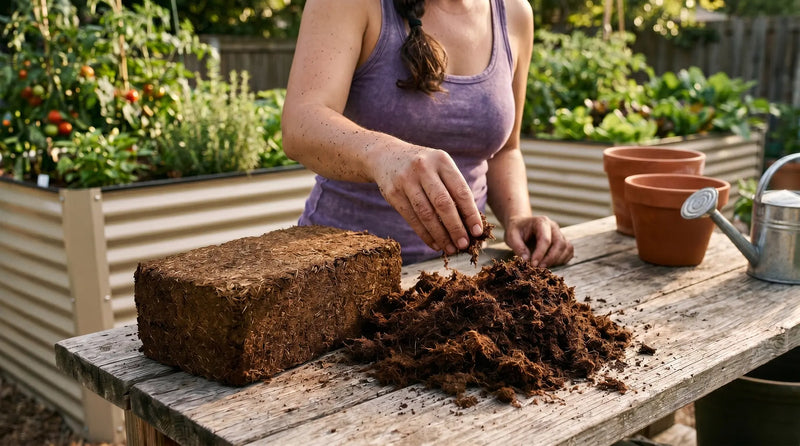 Peat moss.