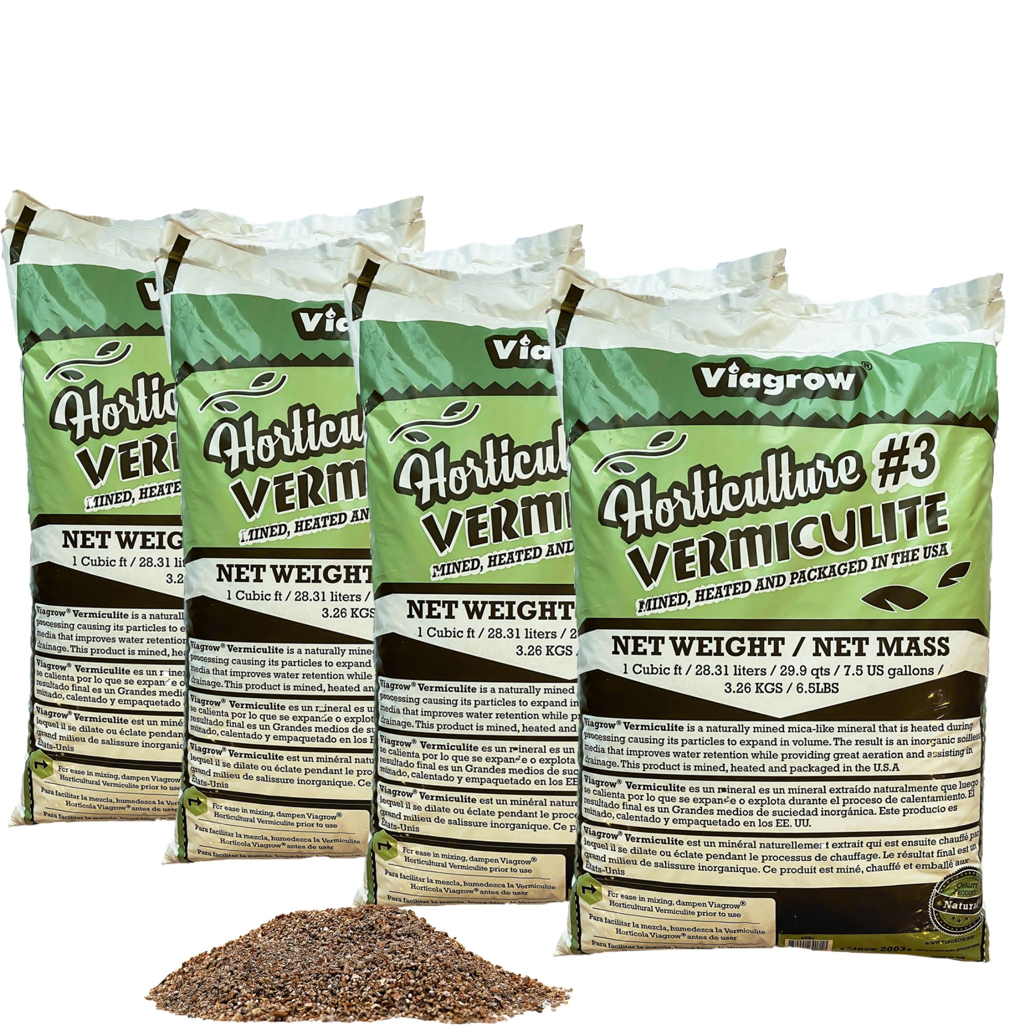 The Harvest Company 1 cu. ft. Horticultural Vermiculite Natural Soil Amendment (Packs)