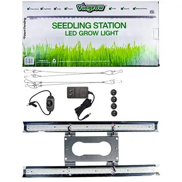 Viagrow 1020 Seedling Station LED, Full-Spectrum Grow Light for Germinating Seeds (Units)