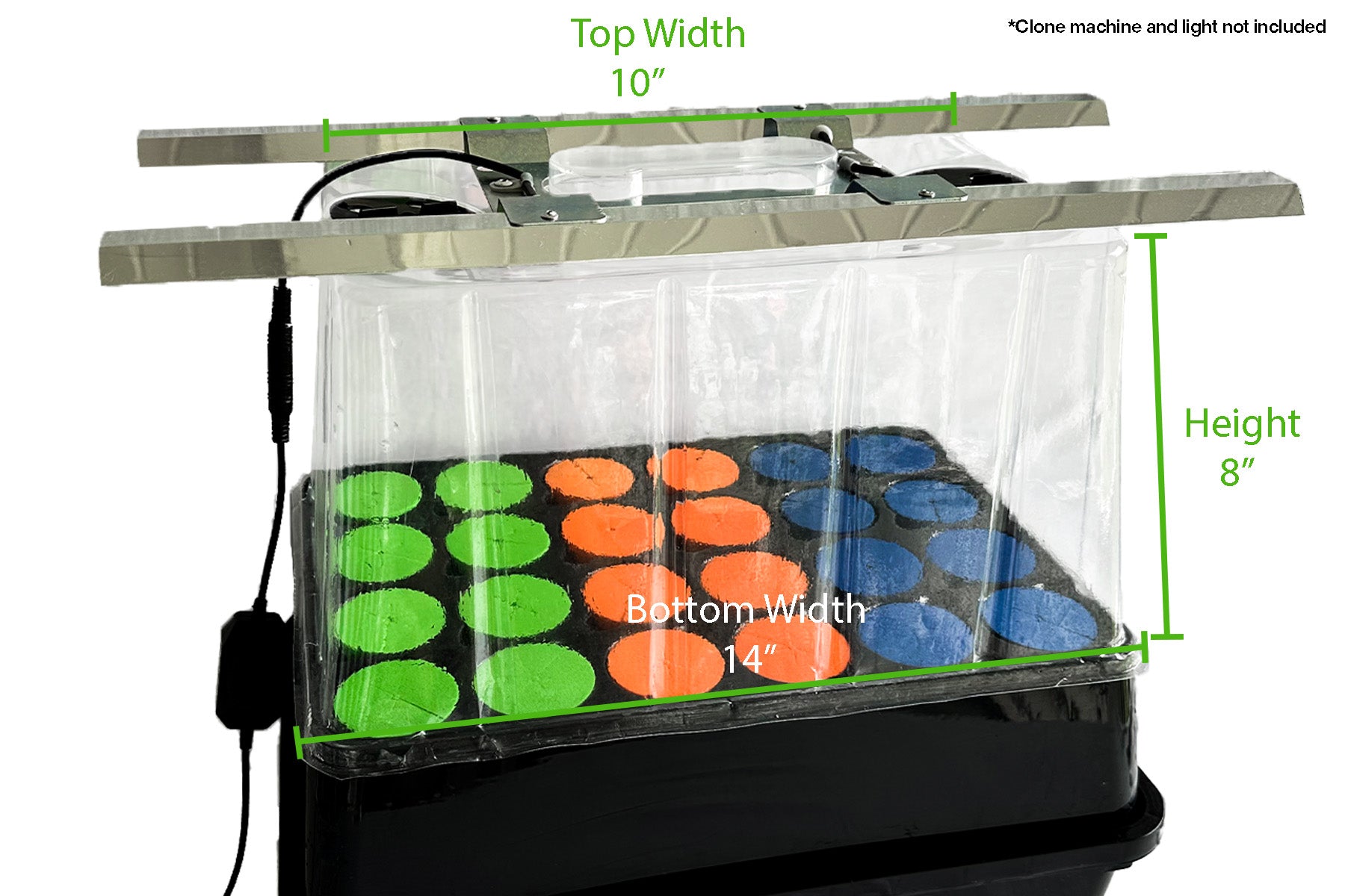 The Harvest Company Clone Machine Humidity Dome, Humidity Dome for VCLN24 (VCD200)