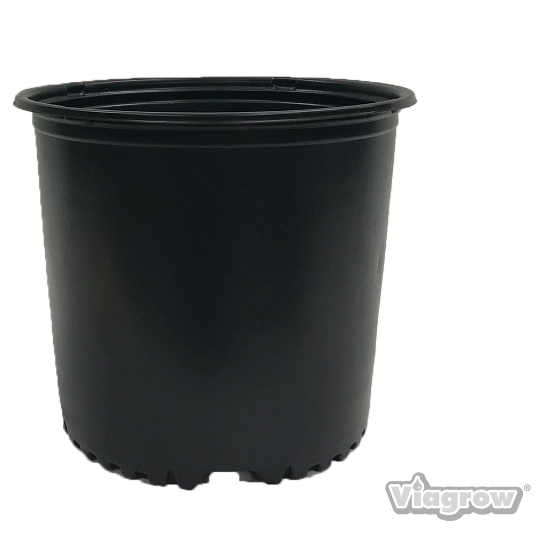 The Harvest Company 3 gal. 11.5 in. L x 9.13 in. W x 9.63 in. H Black Indoor/Outdoor Plastic Nursery Pot (Packs)