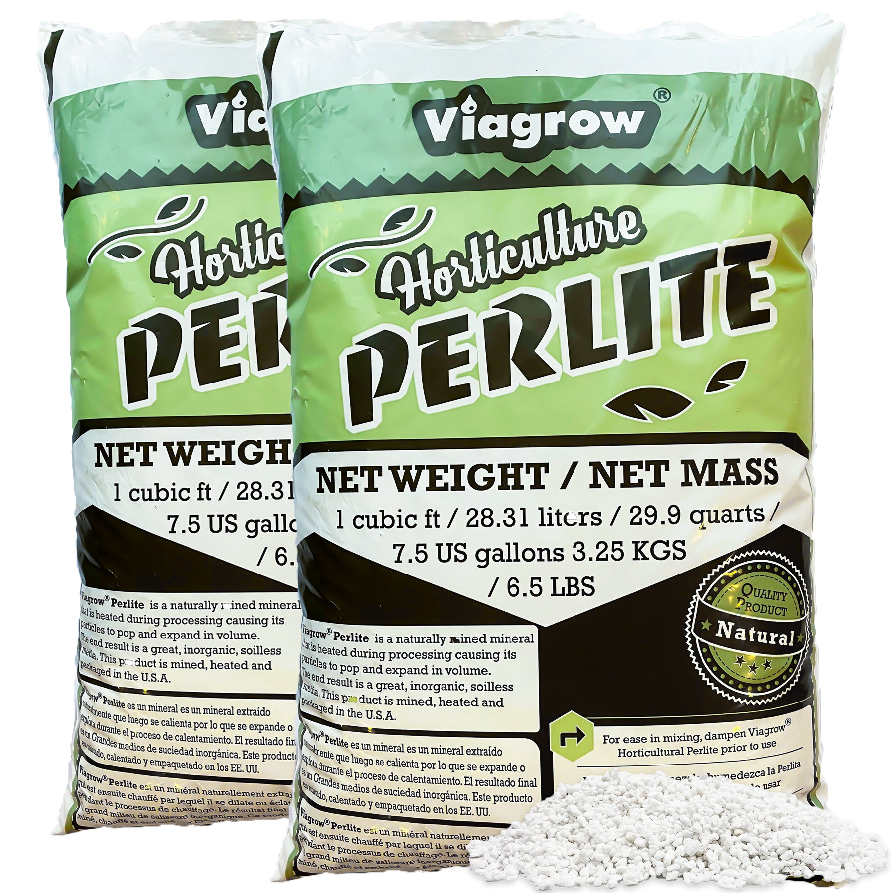 The Harvest Company 1 cu. ft. Horticultural Perlite White Natural Soil Amendment (Packs)