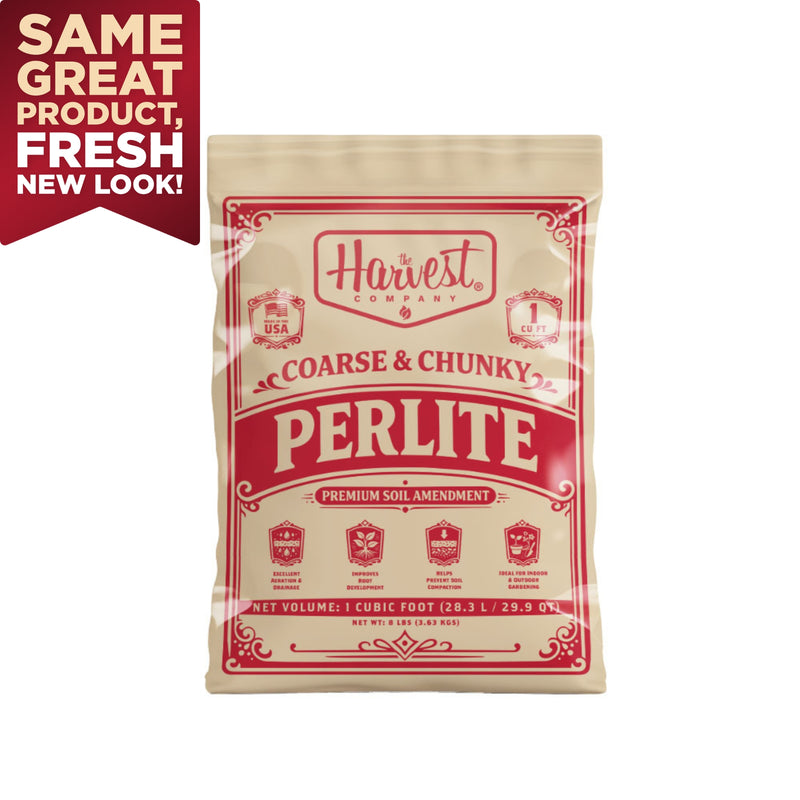 The Harvest Company Coarse Perlite Soil Amendment, 1 cu. ft., White Chunky Grade for Aeration