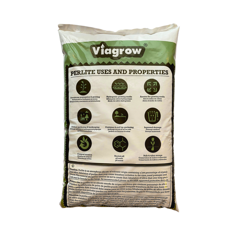 Viagrow 1 cu. ft. Horticultural Perlite White Natural Soil Amendment