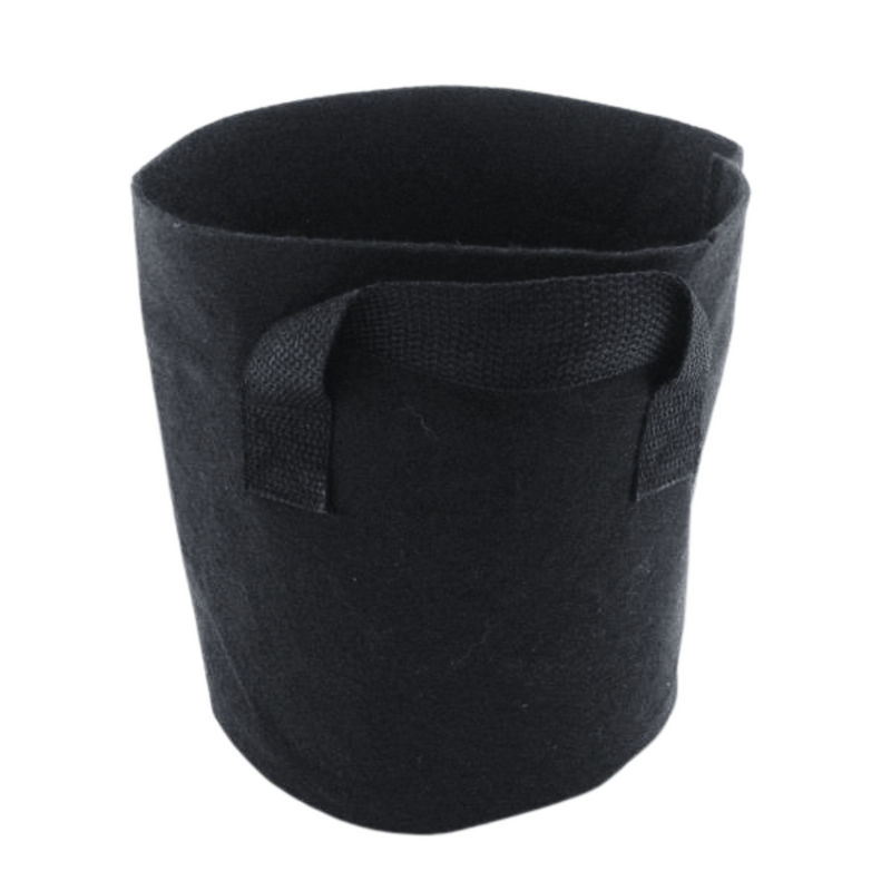 50% OFF at Check Out: The Harvest Company Fabric Aeration Grow Bags Black Polypropylene Round Indoor/Outdoor Planter with Handles (Packs)