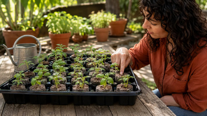 First night outside, then plant