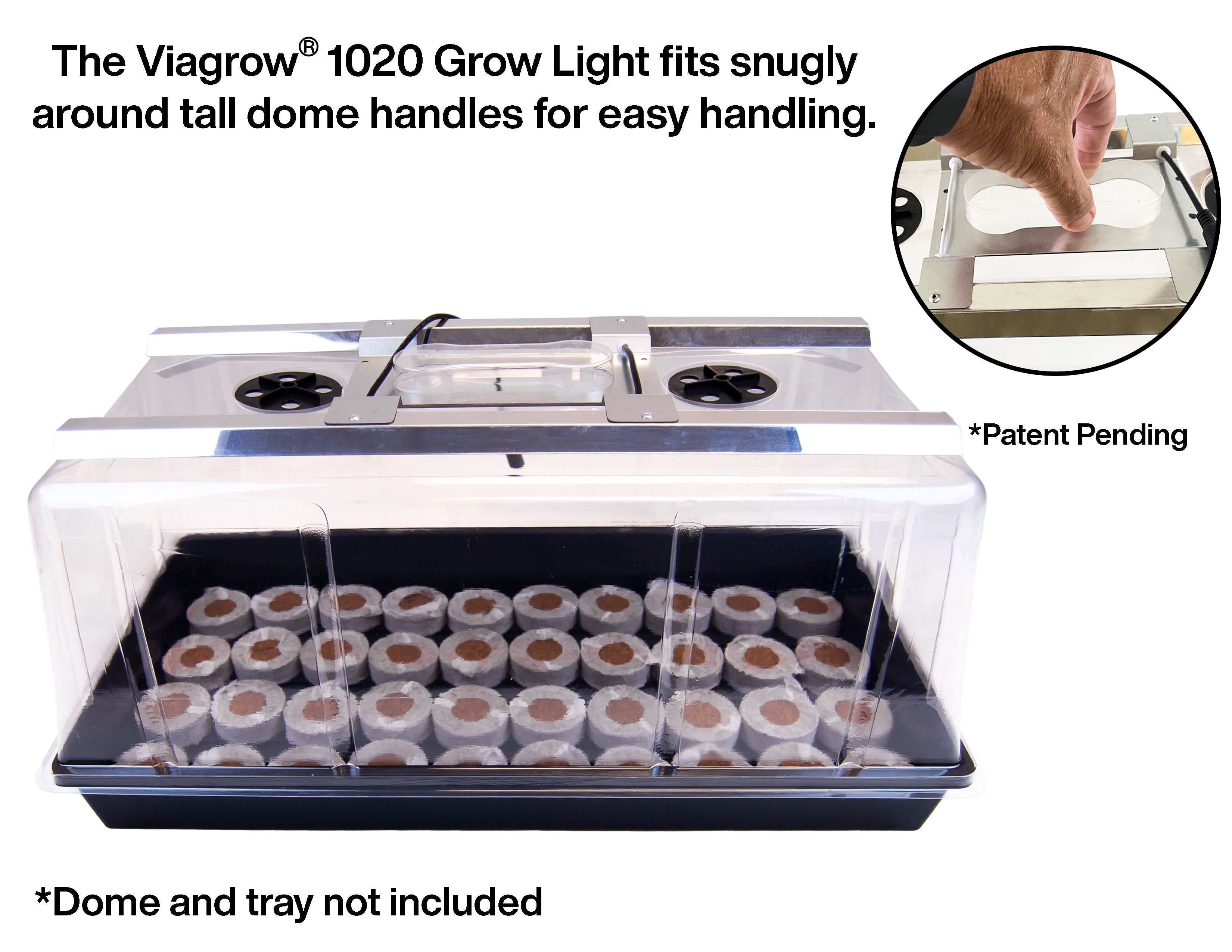 The Harvest Company 1020 Seedling Station LED, Full-Spectrum Grow Light for Germinating Seeds (Case of 12)