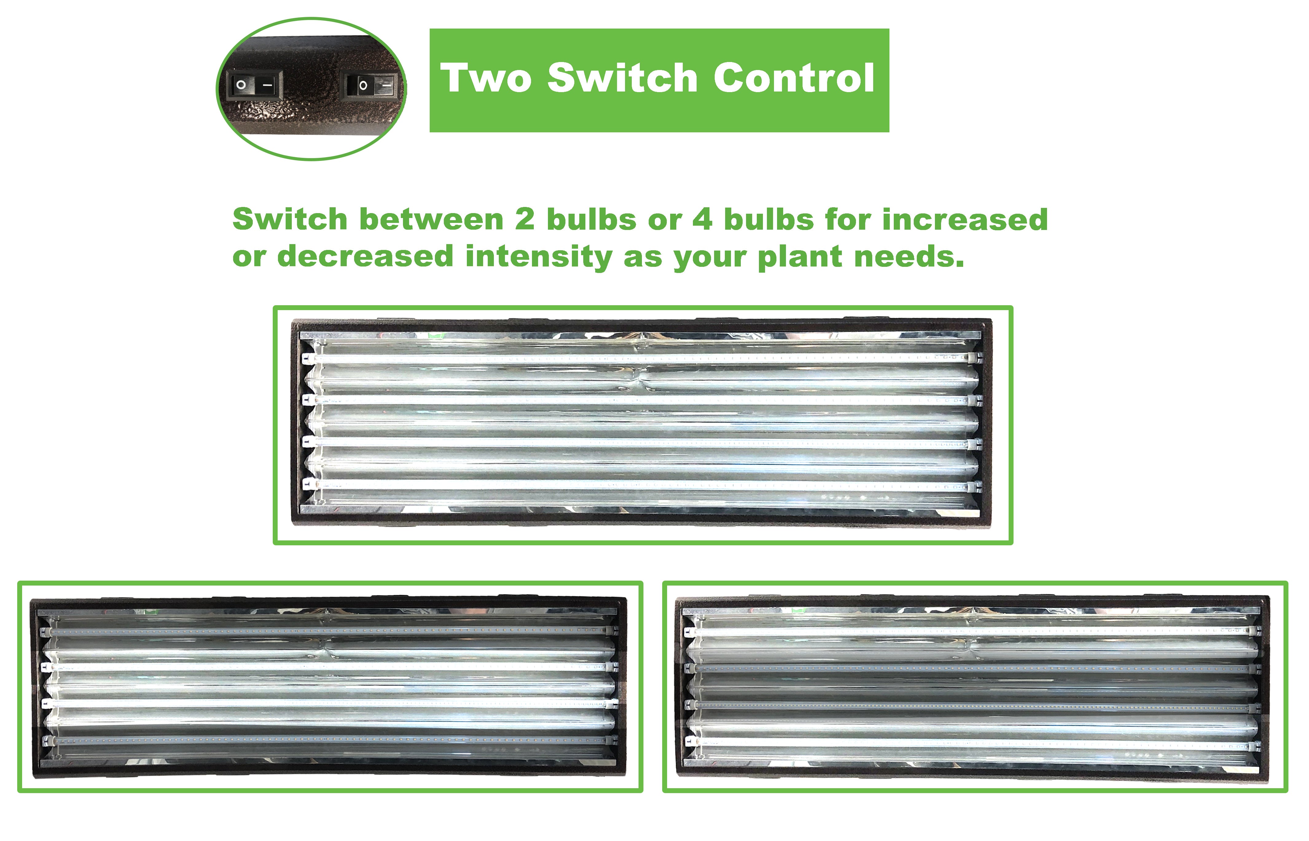 The Harvest Company 4 ft. T5 High 1-Bulb Output Fluorescent Grow Light Fixture