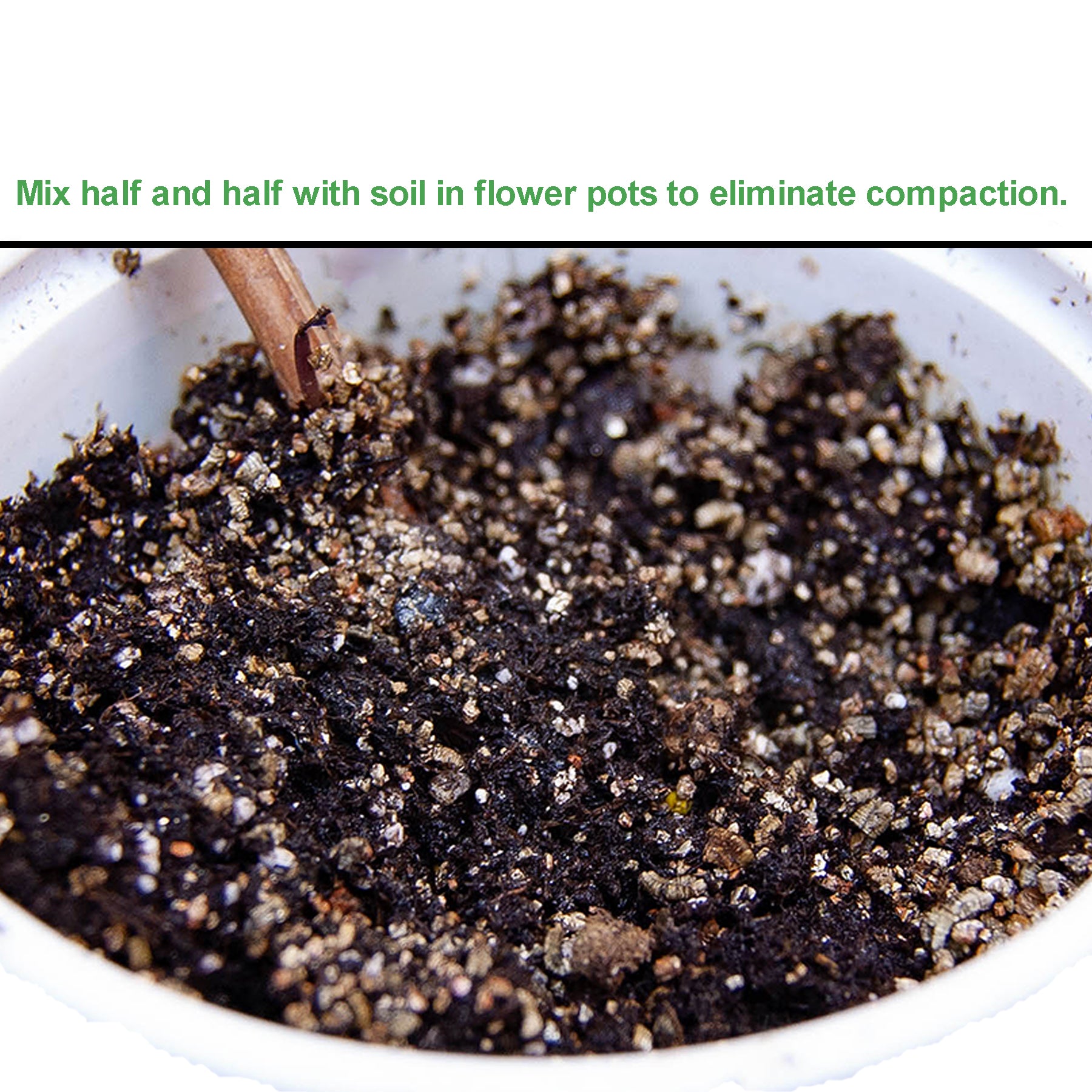 The Harvest Company  1 cu. ft. Perlite + 1 cu. ft. Vermiculite + 5 kg Coco Coir Grow Media Blend, Makes 128 qt. / 32 gal. / 4.4 cu. ft. (VCCBERPER1)